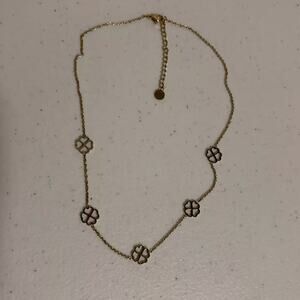 Clover Necklace 4 Leaf Clover Gold Plated‎ Stainless Steel